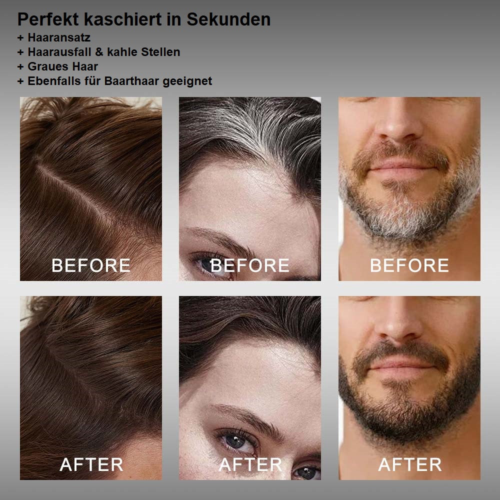 Trading Bros Magic Hairline Powder – Ansatzpuder für Männer und Frauen, Wasserfeste Perfektion - Haar Make-up!