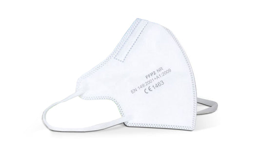 20x Kleine FFP2 Masken Weiß Ohrschlaufe Health Bros